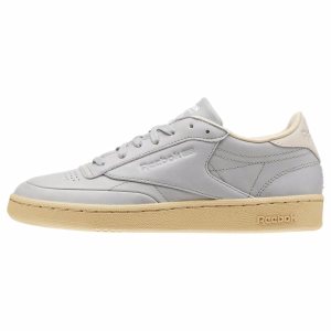 Adidasy Damskie Reebok Club C 85 Szare/Białe PL 31IEYHU